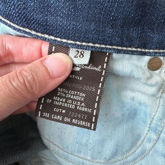 7 FOR ALL MANKIND Dojo Low Rise Flare Jeans Distressed *SEE DESC* - Picture 12 of 16